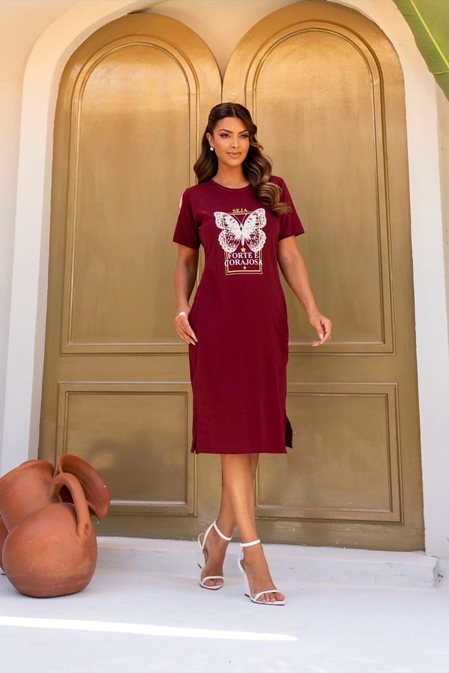 Vestido Algodão